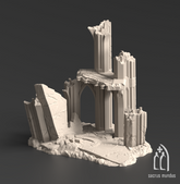 Vertex Hive Ruins A 3D-printed model